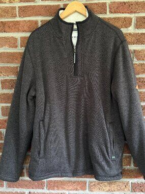 orvis pullover * shepa lined * warm ** cozy * mens medium * pockets
